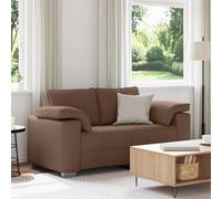 Vidaxl Sofa With Cushion Brown 160 X 77 X 82 Cm Fabric