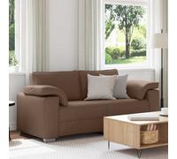 Vidaxl Sofa With Cushion Brown 180 X 77 X 82 Cm Fabric
