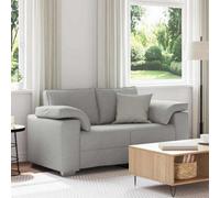 Vidaxl Sofa With Cushion Cloud Grey 160 X 77 X 82 Cm Fabric