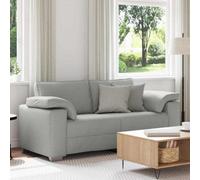 Vidaxl Sofa With Cushion Cloud Grey 180 X 77 X 82 Cm Fabric