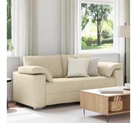 Vidaxl Sofa With Cushion Cream 180 X 77 X 82 Cm Fabric