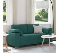Vidaxl Sofa With Cushion Dark Green 180 X 77 X 82 Cm Fabric