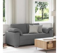 vidaXL Sofa Dark Grey 180 x 77 x 82 cm Fabric