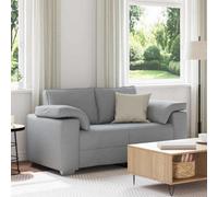 Vidaxl Sofa With Cushion Light Grey 160 X 77 X 82 Cm Fabric