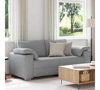 Vidaxl Sofa With Cushion Light Grey 180 X 77 X 82 Cm Fabric