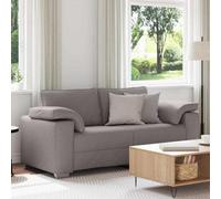 Vidaxl Sofa With Cushion Taupe 180 X 77 X 82 Cm Fabric