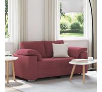 Vidaxl Sofa With Cushion Wine Red 160 X 77 X 82 Cm Fabric