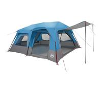 vidaXL Sofort Tent Blue 10 People 185T Polyester with PU Coating, Adventure Tent, Quick Setup, for 4 People, Modern Camping, Uncomplicated, Ideal for Outdoor Use