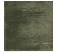 vidaXL Soft and Fluffy Short Pile Rug - Forest Green Area Carpet - Easy Clean, Machine Washable - 120x120cm Square Mat - Perfect for Living Room, Bedroom, Office