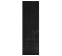 vidaXL Soft and Washable Short Pile Rug, Rectangular Area Carpet with Non-Slip Backing Suitable for Various Spaces, Black, 80x250 cm
