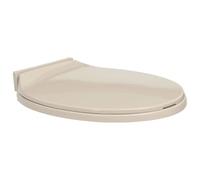 vidaXL Soft-Close Toilet Seat Apricot Oval