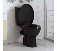 Vidaxl Soft-Close Toilet Seat With Quick-Release Design Black