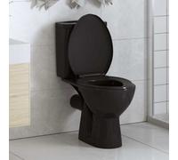 Vidaxl Soft-Close Toilet Seat With Quick-Release Design Black
