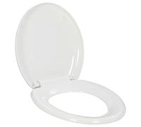 vidaXL Soft-close Toilet Seat with Quick-release Design White WC Bathroom