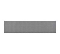 vidaXL Dark Grey Carpet Runner 50x250 cm - Long and Narrow Polypropylene Floor Rug, Classic Design, Sound Dampening, Non-slip, Washable for Hallways, Entryways, Office