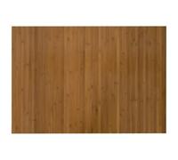 vidaXL Brown Bamboo Rug Floor Mat 70x100cm - Rectangular Area Carpet Runner with Anti-slip Backing for Home/Living Room/Hallways