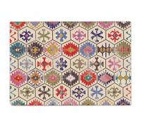 vidaXL Soft Velvet Area Rug - Multicolour Anti-Slip Machine Washable Floor Mat with Noise Absorbent Features 160 x 230 cm