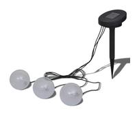 vidaXL Solar Bowl 3 LED Floating Ball Light for Pond Swimming Pool