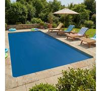 vidaXL Solar Pool Cover Extra Heavy 488 x 244 cm 400 μm Square PE Blue
