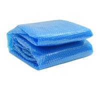 vidaXL Solar Pool Film Floating Round PE 250cm Blue Bubble Padding Cover Sheet