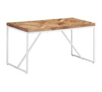 vidaXL Solid Acacia and Mango Wood Dining Table 140x70 cm Kitchen Dining Room