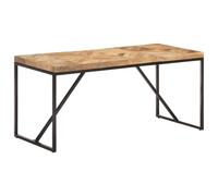 Vidaxl Dining Table 160X70X76 Cm Solid Acacia And Mango Wood