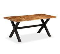 vidaXL Solid Acacia and Mango Wood Dining Table 180x90x76cm Kitchen Furniture