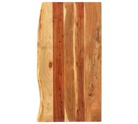 vidaXL Solid Acacia Wood Bathroom Vanity Top Wooden Sink Accessory Countertop Wo