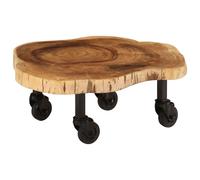 vidaXL Solid Acacia Wood Coffee Table 60x55x25cm Home Living Room Furniture vida