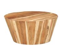 vidaXL Solid Acacia Wood Coffee Table Wooden Side Accent Couch End Tea Table