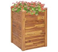 vidaXL Solid Acacia Wood Garden Bed Gardening Herb Raised Bed Flower Box Pot