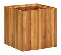 vidaXL Solid Acacia Wood Garden Raised Bed Outdoor Flower Herb Pot Container