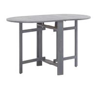 vidaXL Garden Table Grey 120x70x74 cm Solid Acacia Wood UK HOT