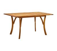vidaXL Solid Acacia Wood Garden Table Wooden Dining Desk Outdoor Patio Home