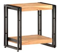 vidaXL Solid Acacia Wood Side Table Home Wooden Accent End Couch Sofa Desk