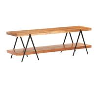 vidaXL Solid Acacia Wood TV Cabinet Console Table Sideboard Stereo Media Stand