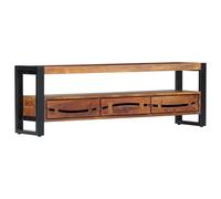 vidaXL Solid Acacia Wood TV Cabinet Sideboard Solid Wood TV Stand Lowboard