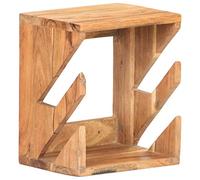 vidaXL Solid Acacia Wood Wall Mounted Skateboard Holder Hanging Bracket Display Storage Deck Stand Home Indoor Garage Basement Skate Shop