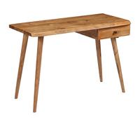 vidaXL Solid Acacia Wood Writing Table 110x50x76cm Home Office Study Desk vidaXL