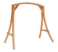vidaXL Solid Bent Wood Swing Frame Wooden Swing Bench Chair Frame Swing Accessor