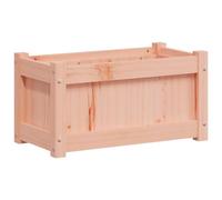 vidaXL Solid Douglas Wood Planter Box - Large Rectangular Plant Container for Indoor & Outdoor gardening - Versatile, Durable & Brown