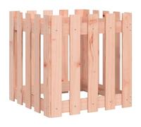 vidaXL Solid Douglas Wood Square Garden Planter - Spacious Design for Indoor or Outdoor Use, Easy Assembly