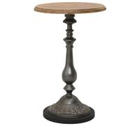 Vidaxl End Table Solid Fir Wood 40X64 Cm Brown