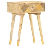 Vidaxl Bedside Cabinet 43X30X58 Cm Solid Mango Wood