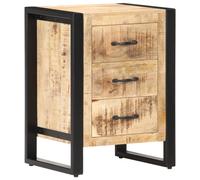 vidaXL Solid Mango Wood Bedside Cabinet Nightstand Telephone Table Bedroom
