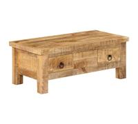 vidaXL Solid Mango Wood Coffee Table 90x45x35cm Home Tea Side Telephone Stand