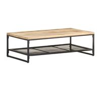 vidaXL Solid Mango Wood Coffee Table Home Wooden Accent Couch Sofa Tea Table