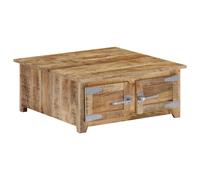 vidaXL Solid Mango Wood Coffee Table Living Room Furniture Side End Stand