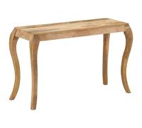 vidaXL Solid Mango Wood Console Table 118x38x76cm Home Hallway Display Desk