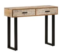 vidaXL Solid Mango Wood Console Table Wooden Entryway End Accent Hall Table